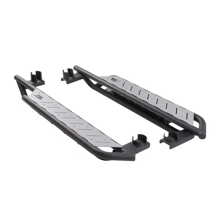 81-10601 – PARAMOUNT Rocker Panel, Bolt-On 42 Millimeter Tri-Tube Steel Textured Powder Coated